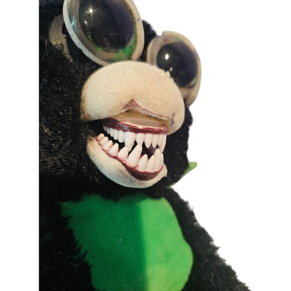 Feisty Pets Fabio Flamefart Dragon Plush Gamestop Black Green 2017 READ DESCRIPT - Picture 7 of 14